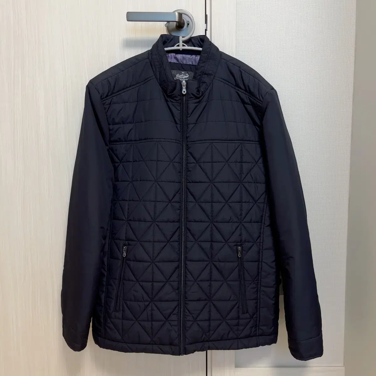 (New)Crocodile Men's P-Print Quilted Padded Jumper