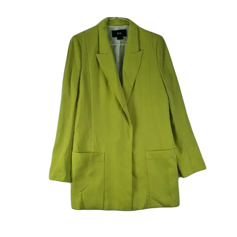 E8632 DIA Women's 85160 Green Bom Gaeul Single Long Jacket/Dirk