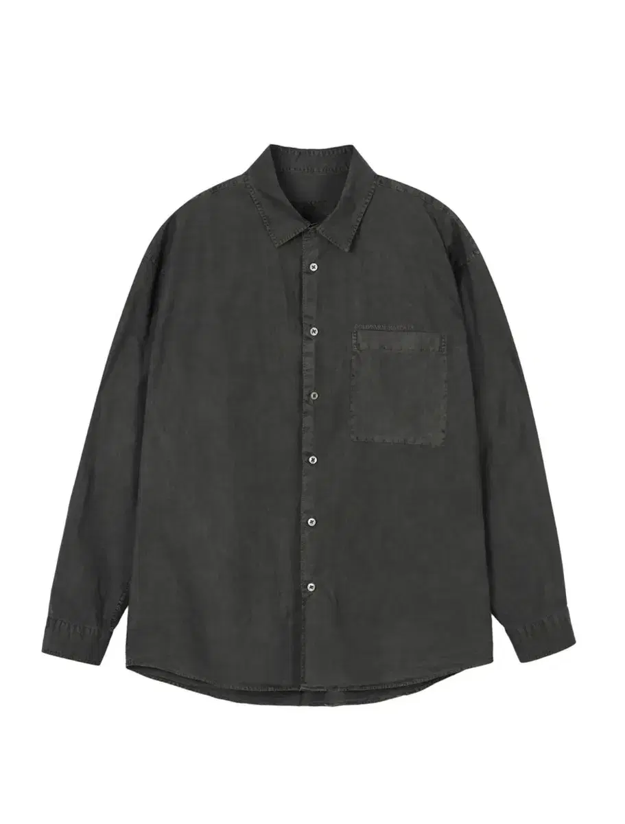 [XL] Coldworm Pigment Shirt Charcoal