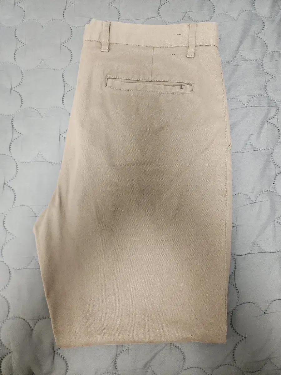 (33)All Saints Slim Beige Chino