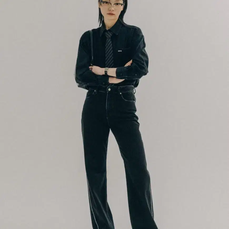 그로브스토어 YVONE DENIM PANTS