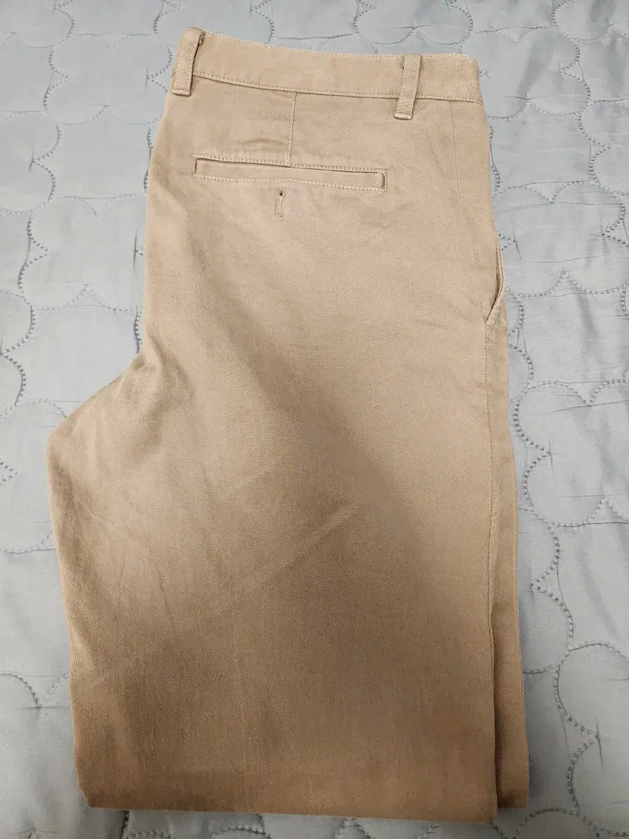 (86/34)Solid Homme Slim Beige Chino Pants