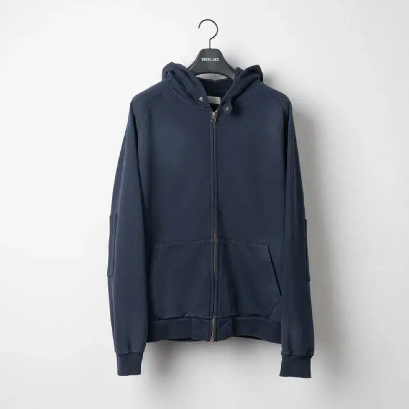 아워셀브스 Washed Cotton Zip Up Parka 네이비 (2)