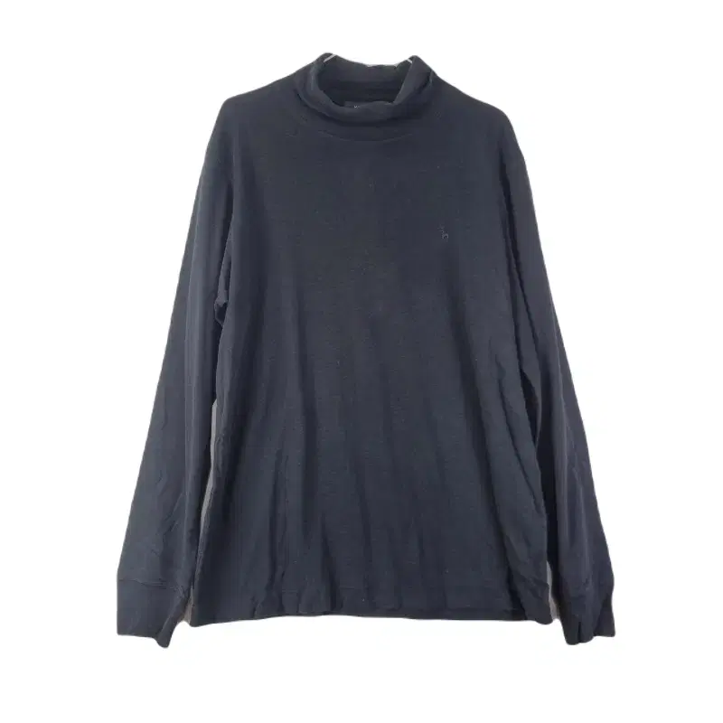 E8643 Hedges Men's 110 Navy Mock Pola Long Sleeve T-Shirt/Dirk