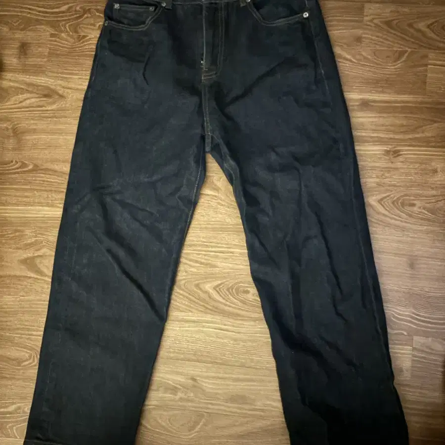 비슬로우 wide SELVEGE DENIM INDIGO 32