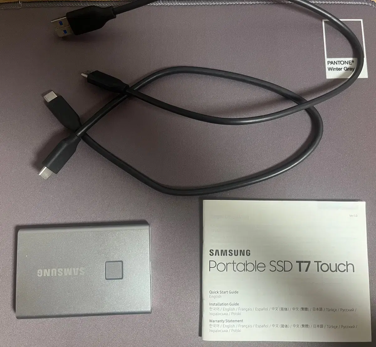 SAMSUNG Portable SSD T7 Touch 500GB