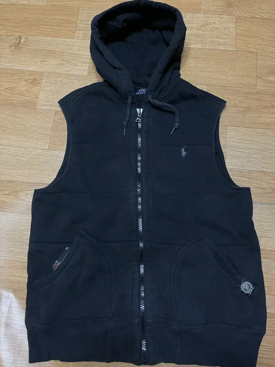 Polo Ralph Lauren Hooded zip-up vest size M