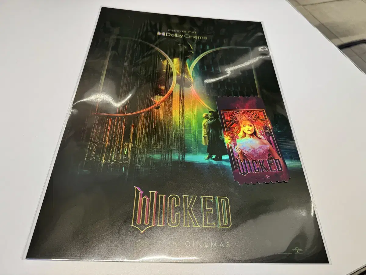 Wicked Original Ticket B + Dolby Poster Set