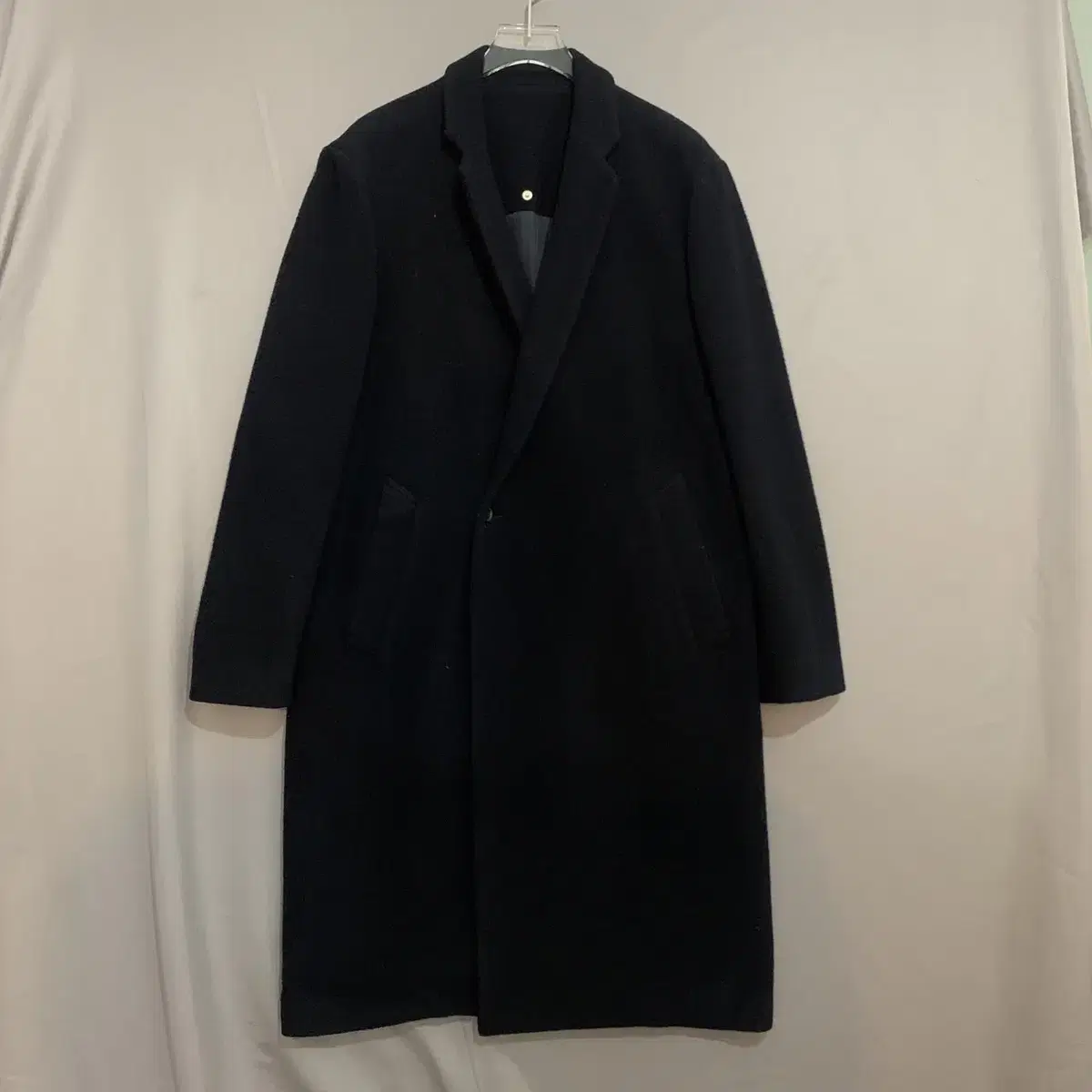 95 M LOT HOLON Wool and cashmere long coat by Samsung San