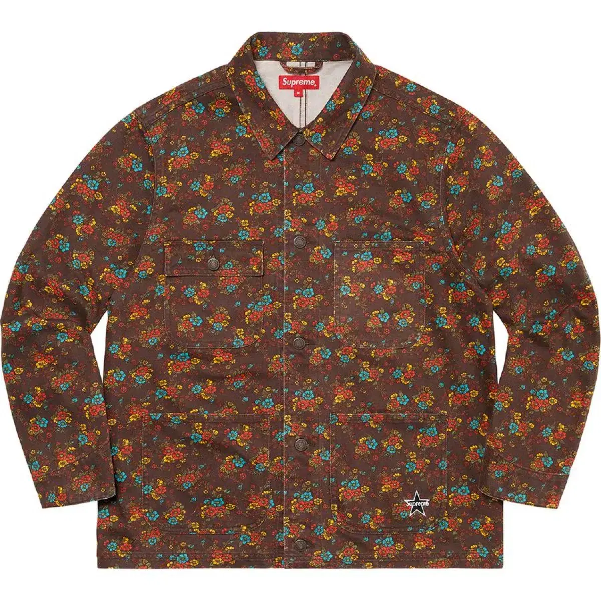 Supreme Supreme Chore Coat Floral Pattern Jacket