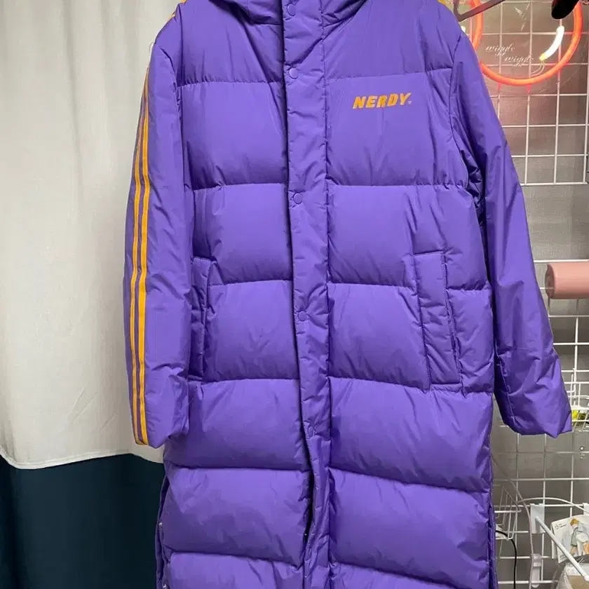 [ NERDY ]★韓国人気★HEAVY VOLUME DOWN JACKET NERDY | Unisex Street Style Logo Korean Origin Trending