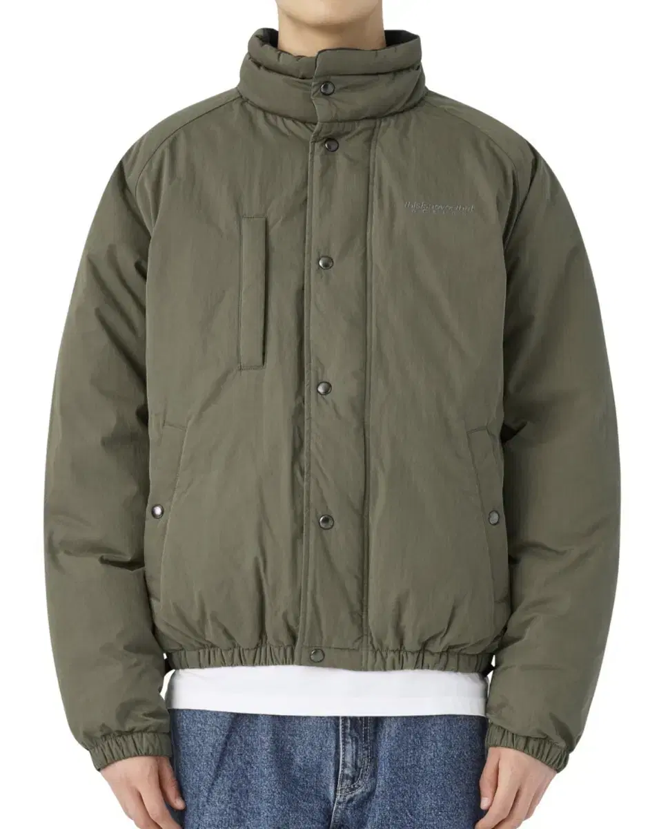 M This Is Never That Padded Down Puffer Jacket Olive