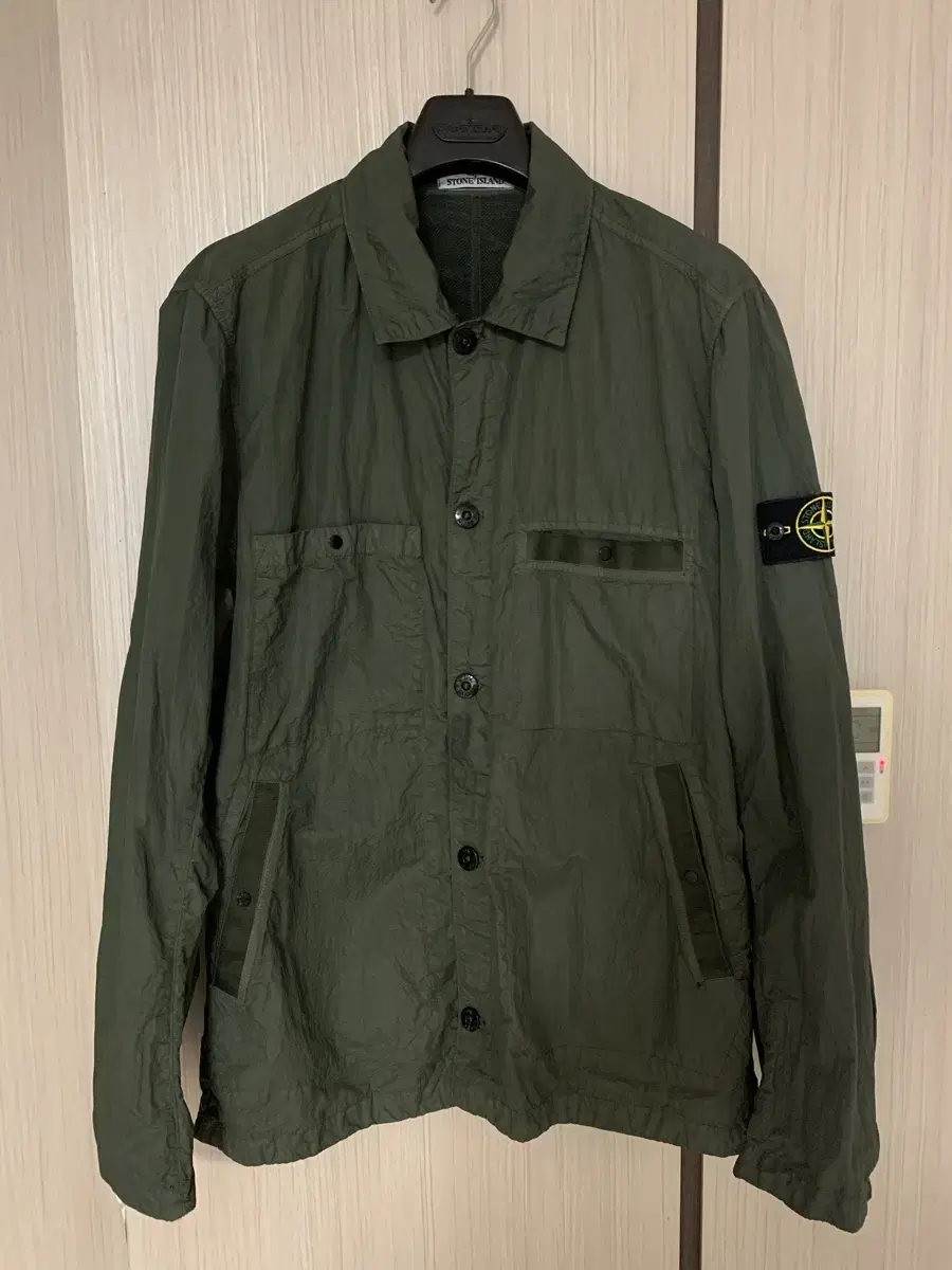 Stone Island Waffenpatch Seersucker Shirt Jacket XL sells