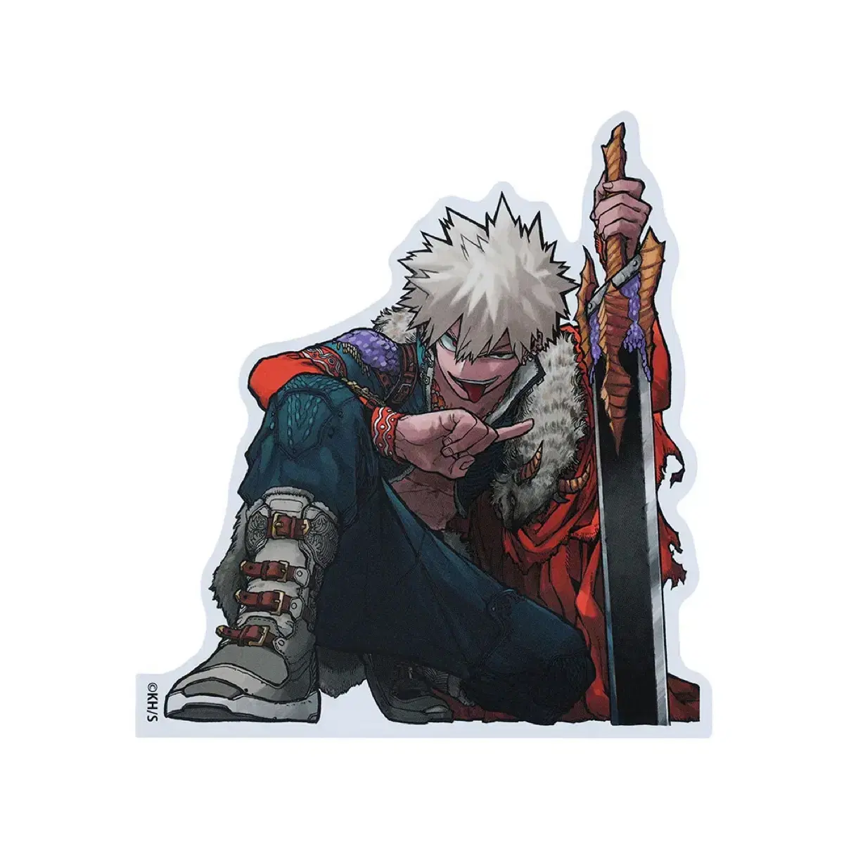 Hiroaka Nahia Midoriya Bakugo Todoroki Die Cut sticker WTS