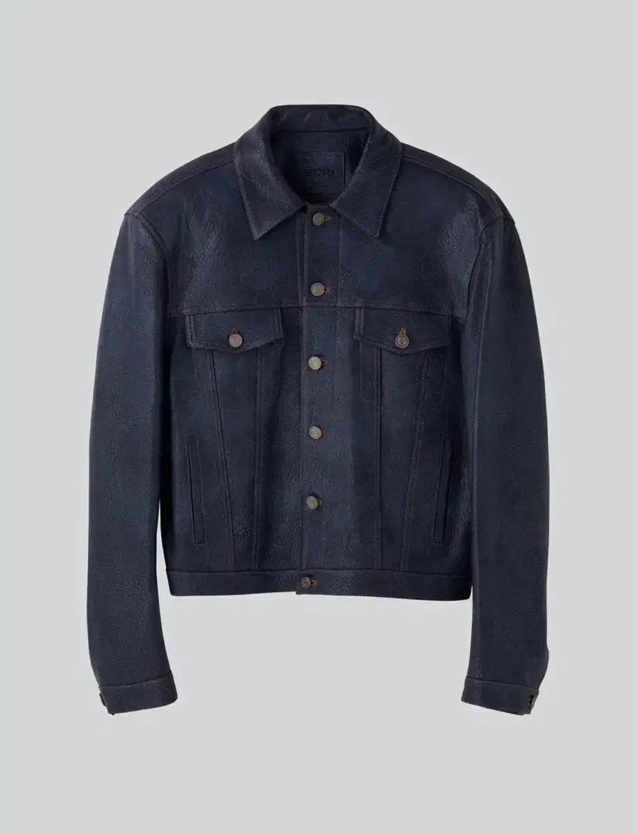 Recto Vintage Denim and Leather Jacket