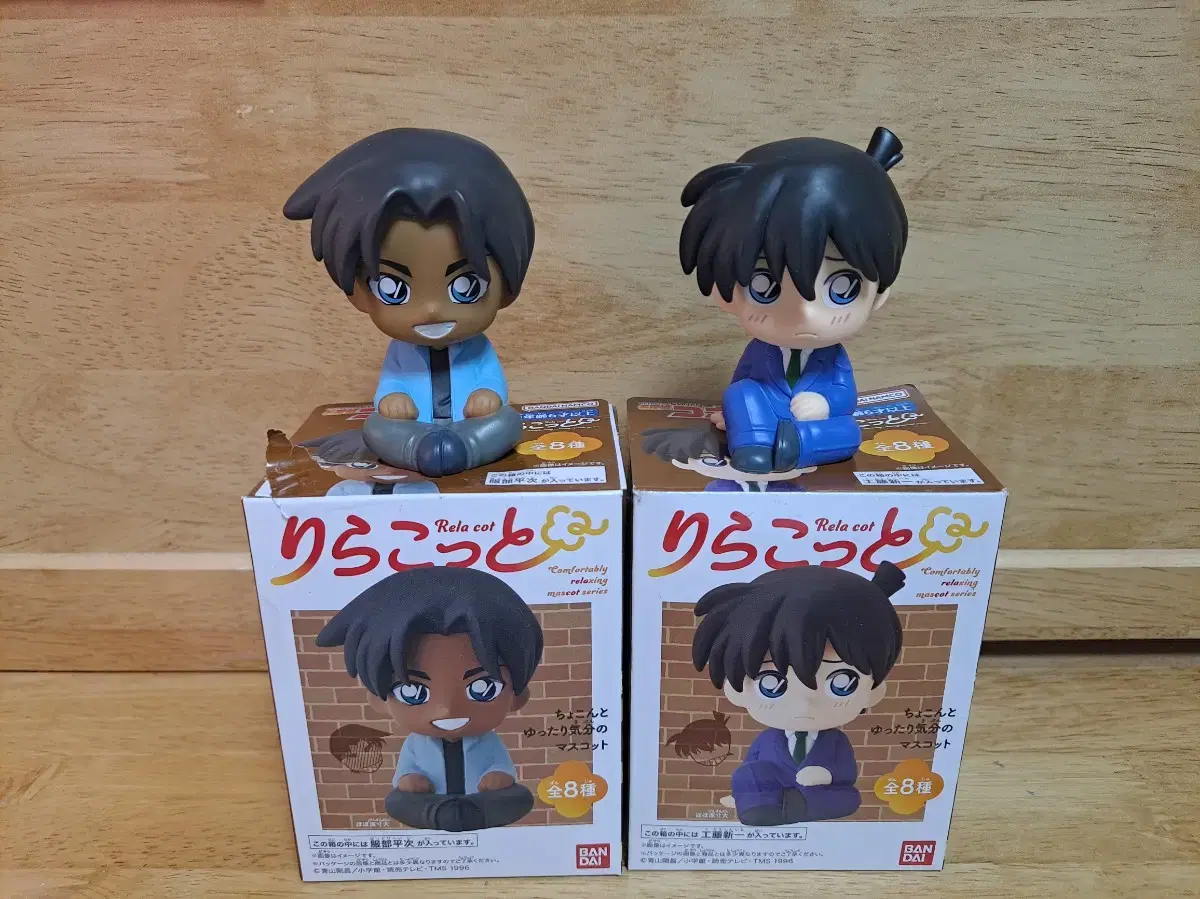 Detective Conan Palm Figure Heiji Shinichi Rarakoto Rarakoto