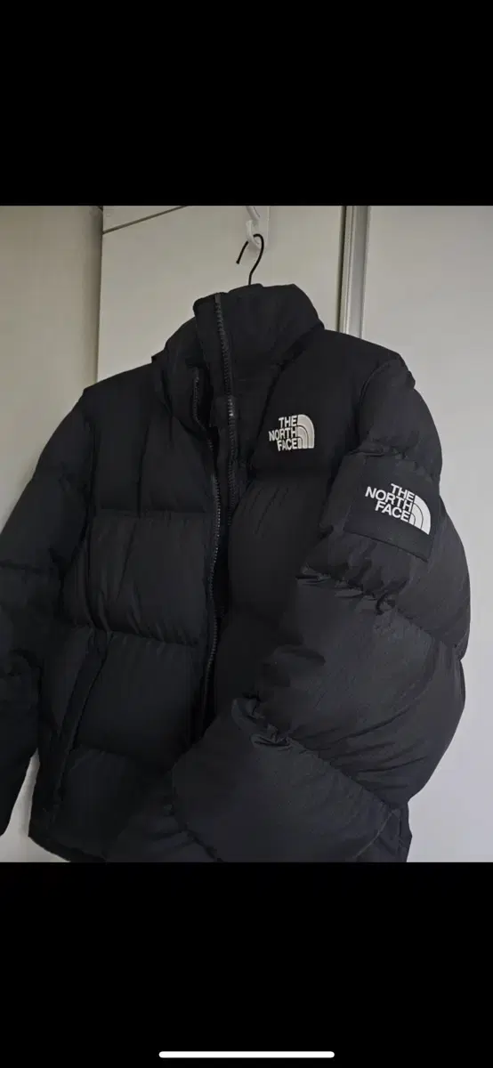 [XL] The North Face White Belle Real Black Nopsie