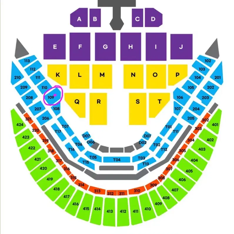 후지이카제 콘서트 1층 R석 109열 정가 양도합니다