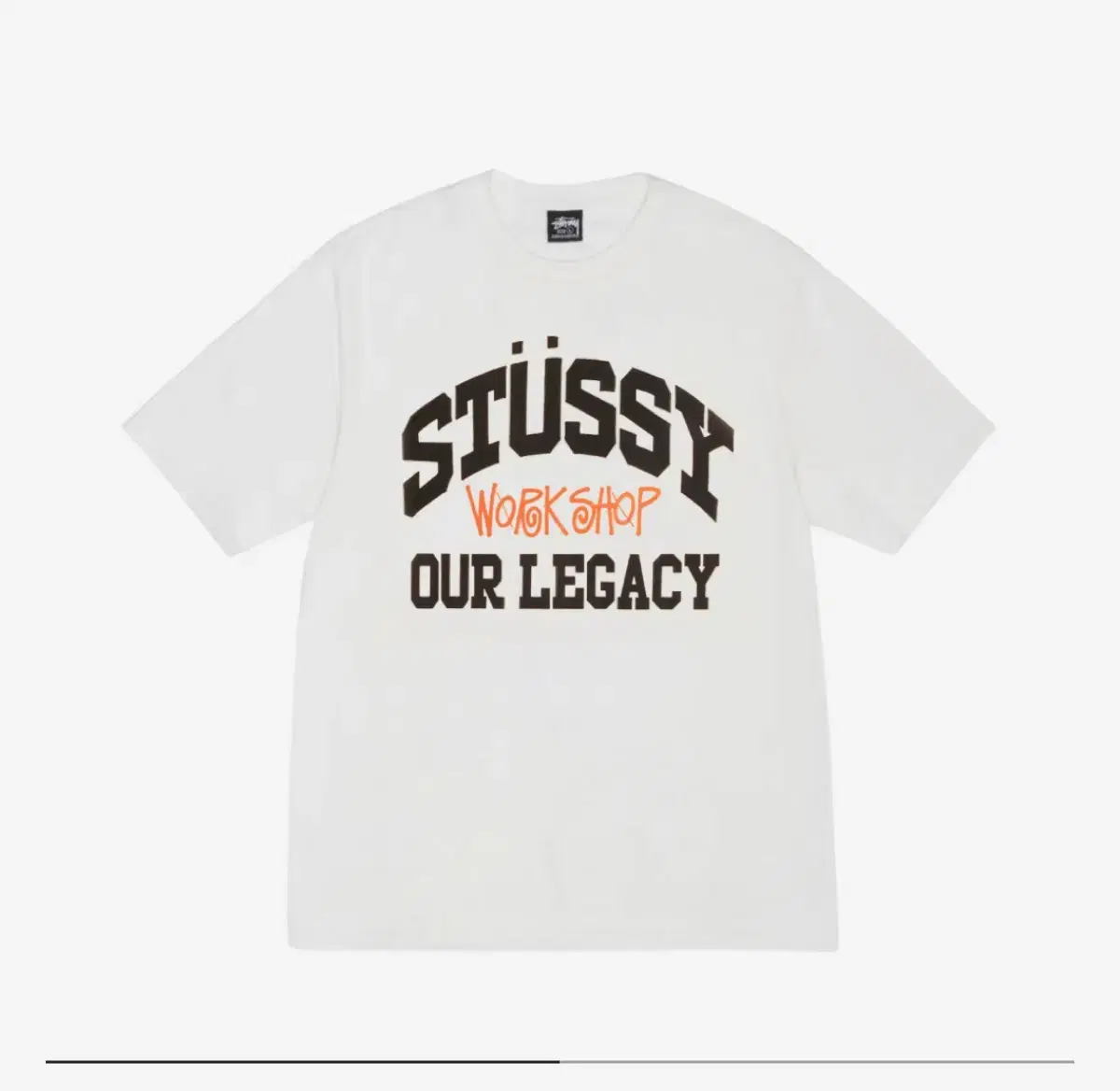 Stussy x Haregashi Workshop Pigment Dyed College Eight Tee Natural