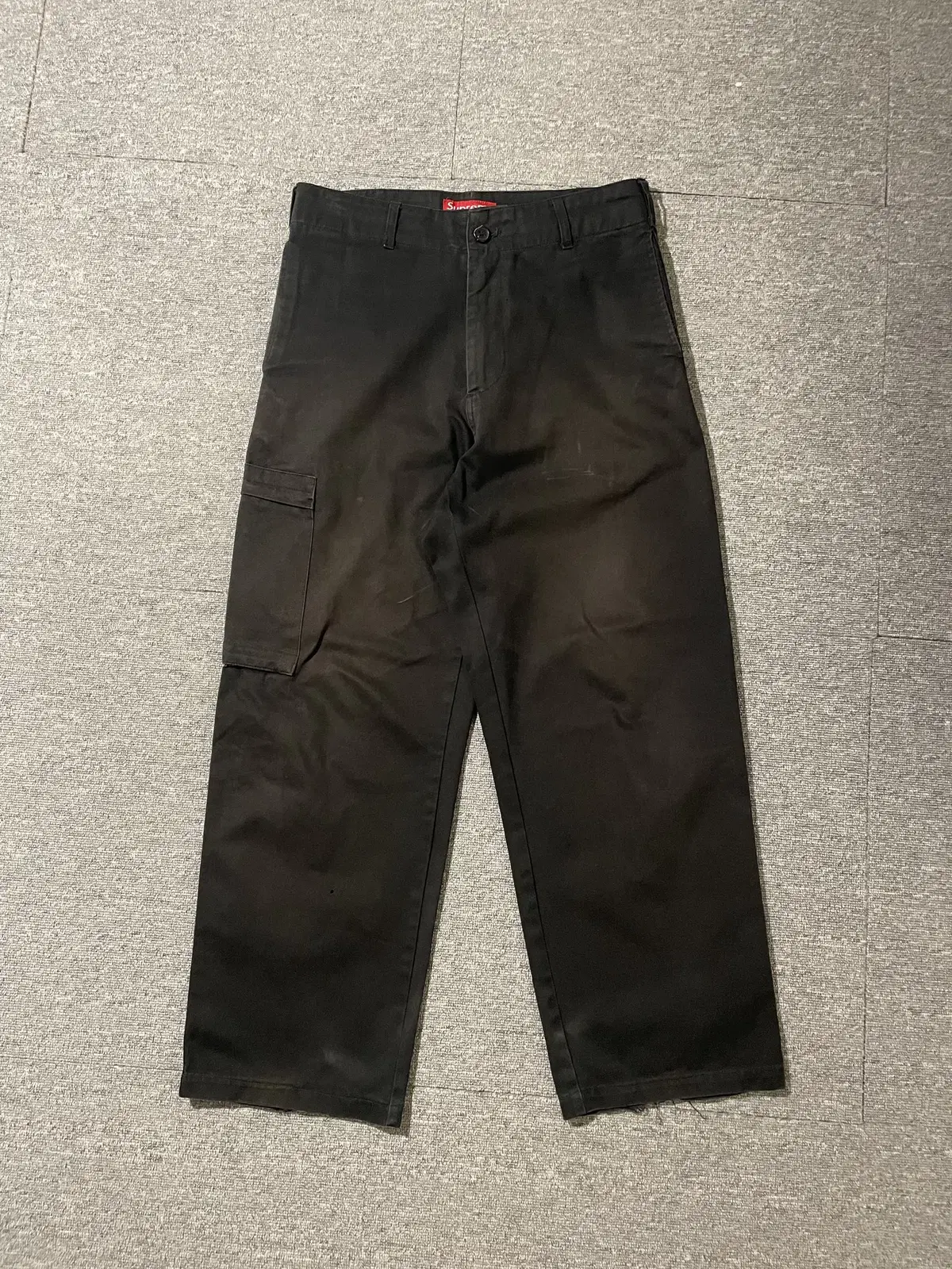 [34] Old Supreme Chino Pants Black