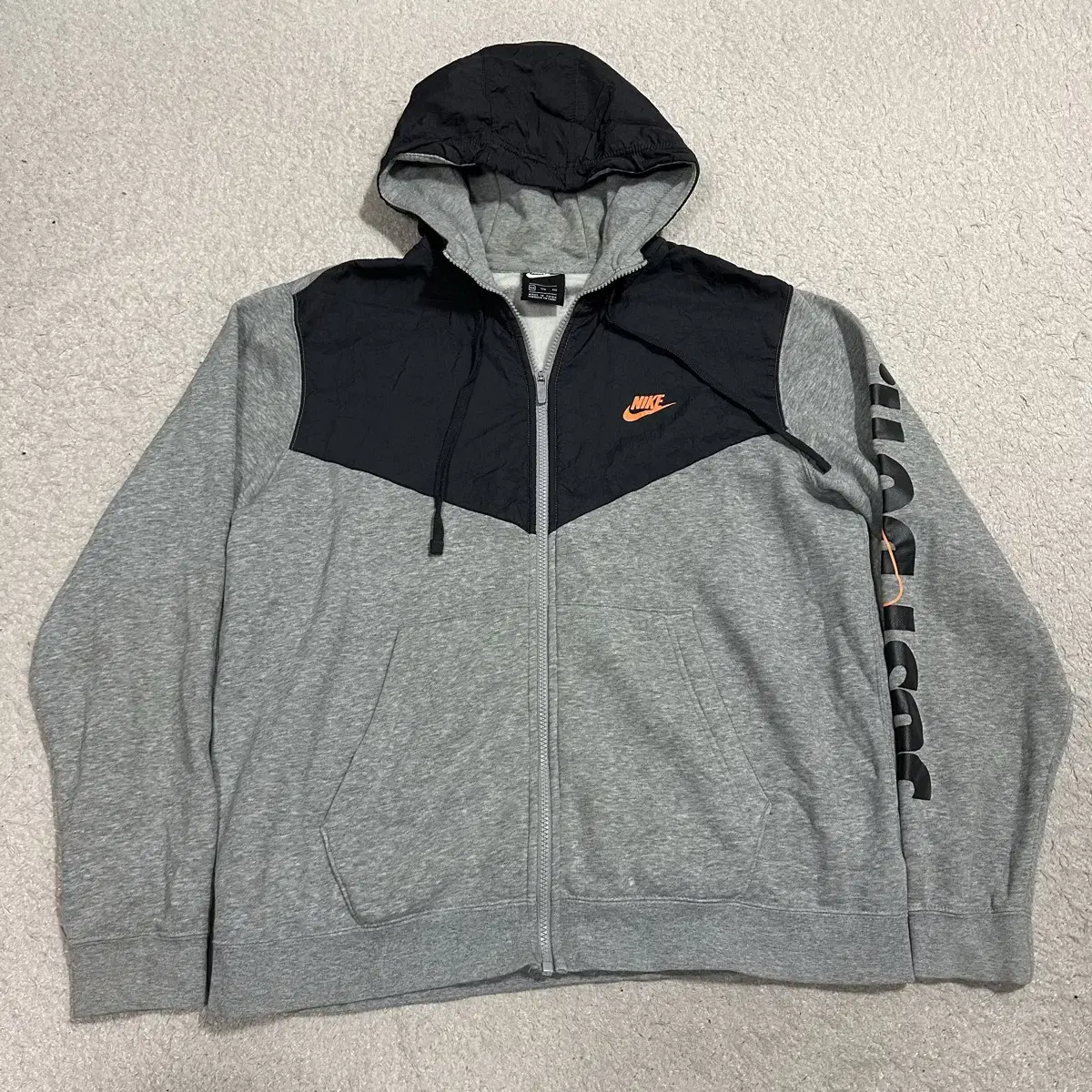 Nike Hooded Zip-up Brushed XXL 110