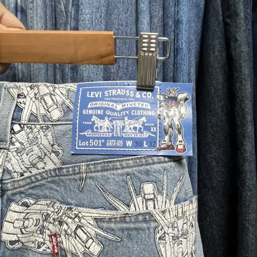 Levi's x Gundam Seed '93 501 Jeans Starf