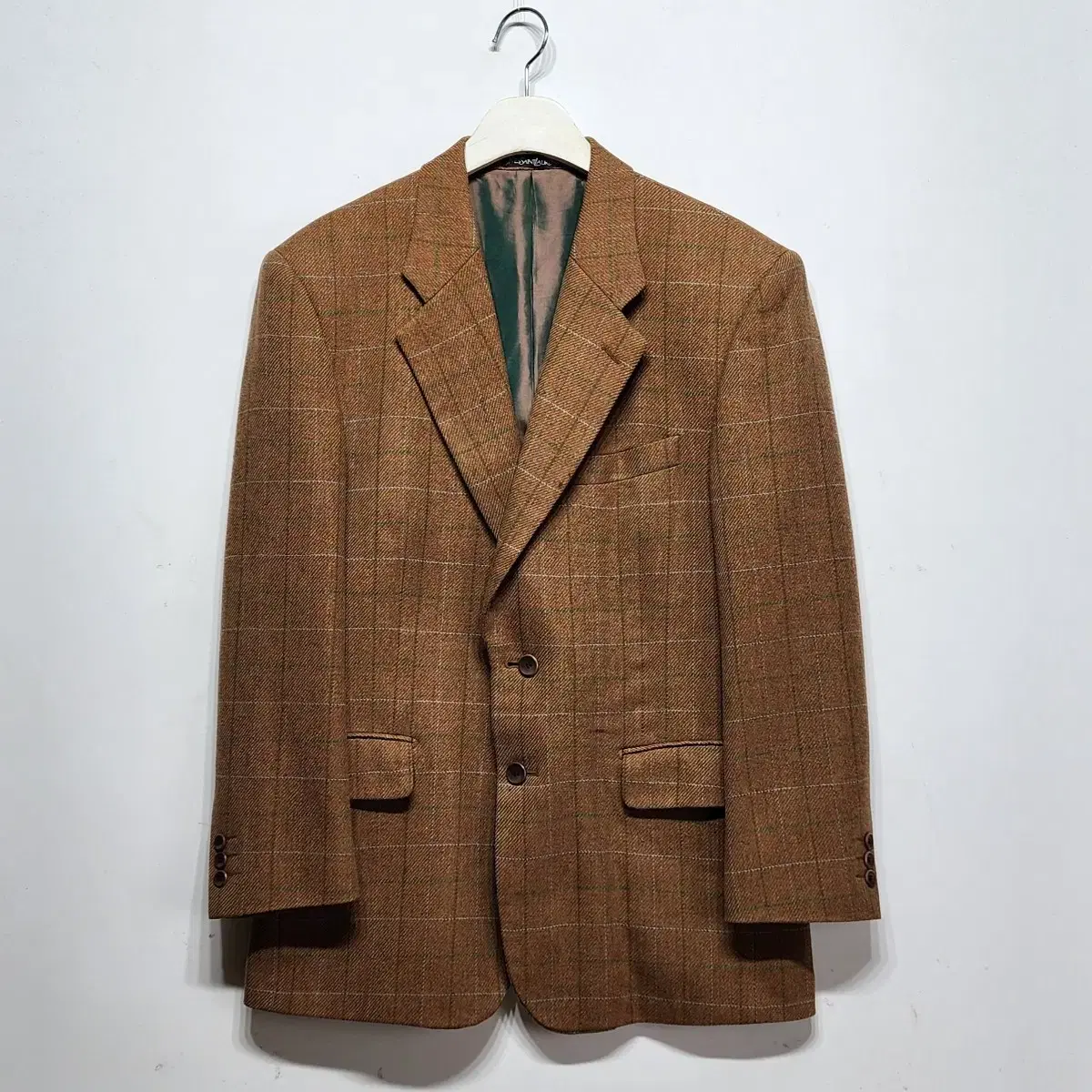 Yves Saint Laurent Yves Saint Laurent Checked momo jacket L