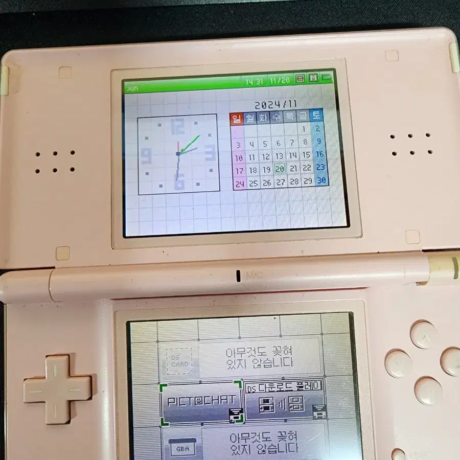 닌텐도 ds lite 핑크 gba or 부품용