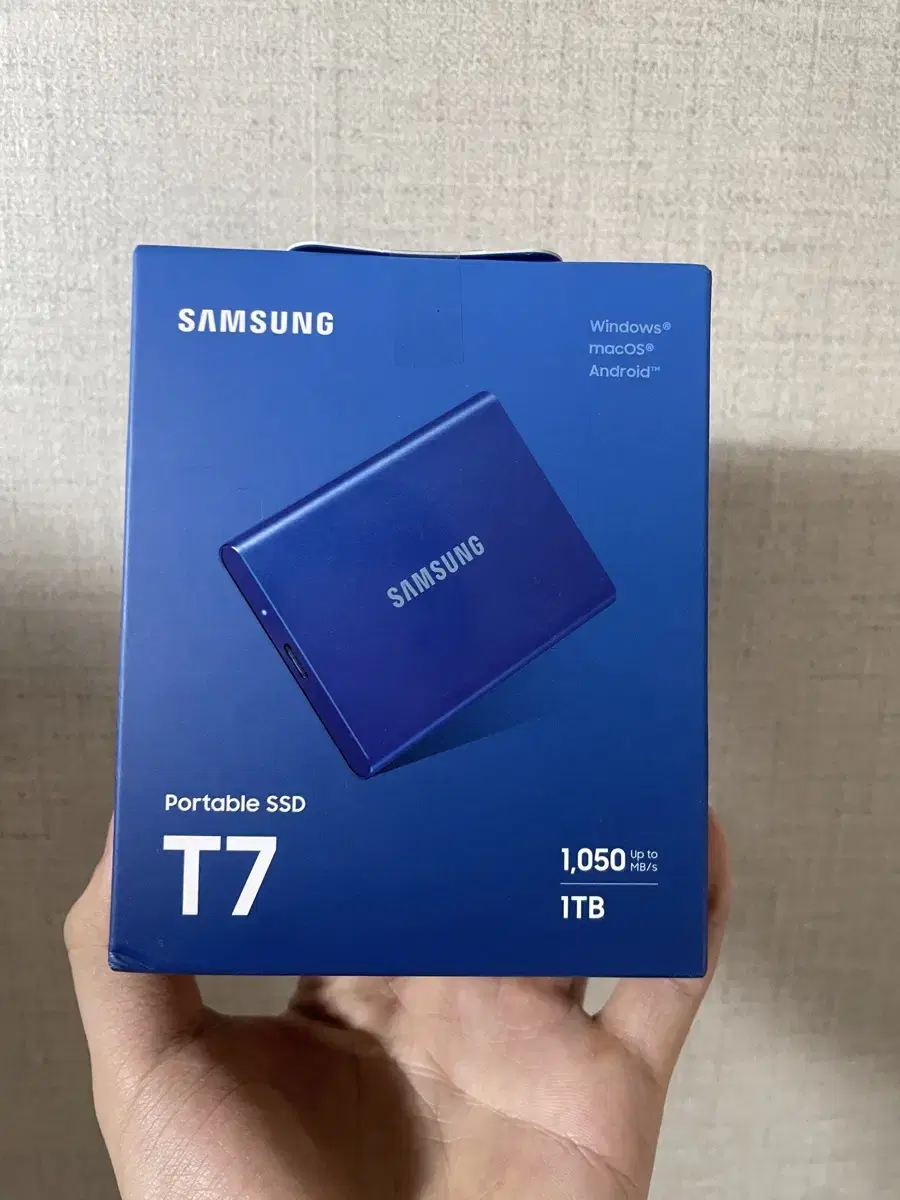 삼성 SSD T7 1TB 정품 24년 6월 출고제품, MU-PC1T0H