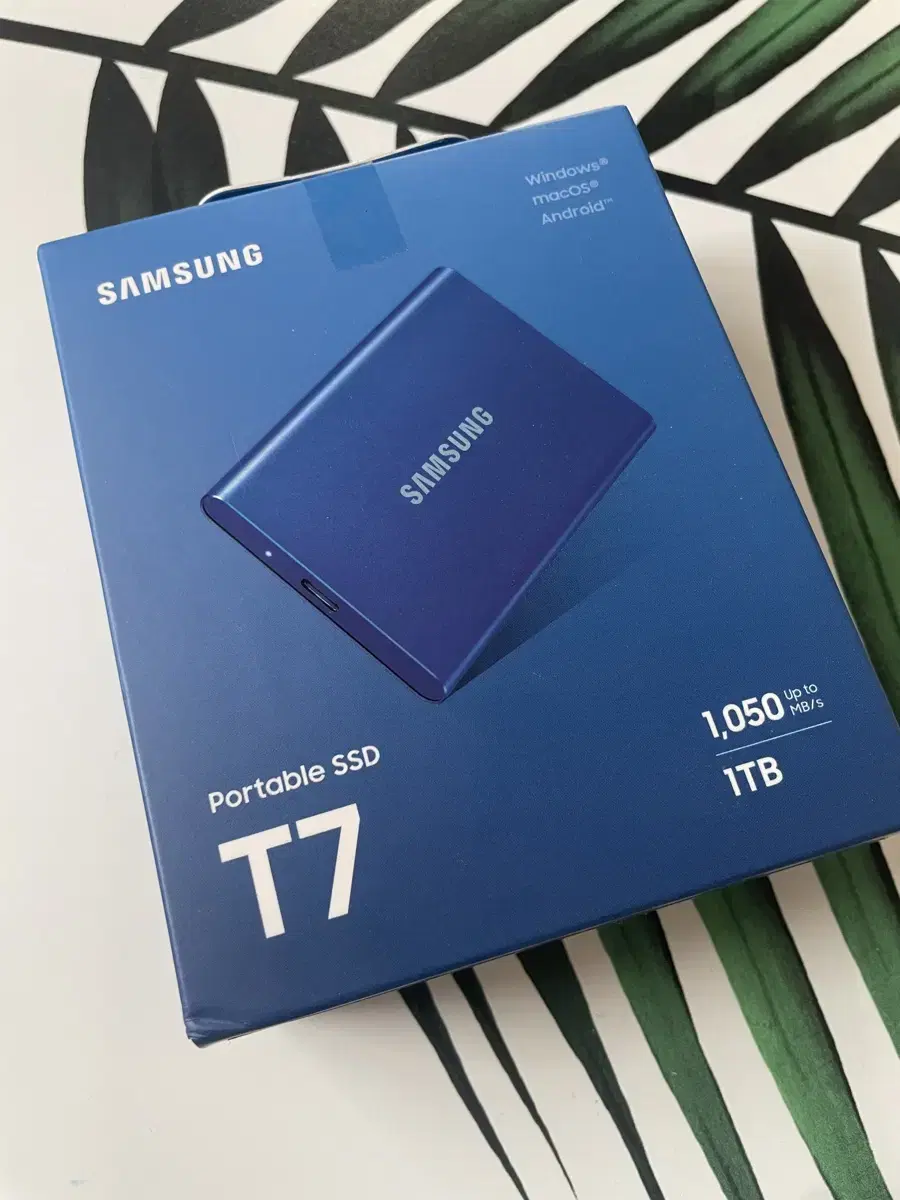 삼성 SSD T7 1TB 정품 24년 6월 출고제품, MU-PC1T0H