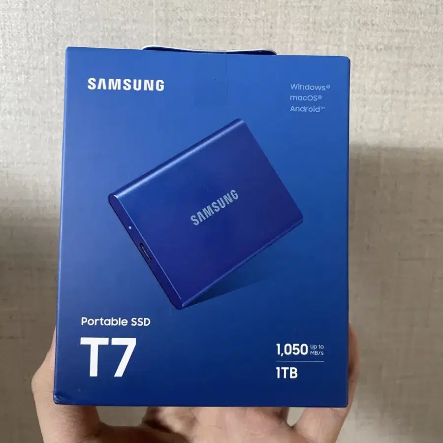 삼성 SSD T7 1TB 정품 24년 6월 출고제품, MU-PC1T0H