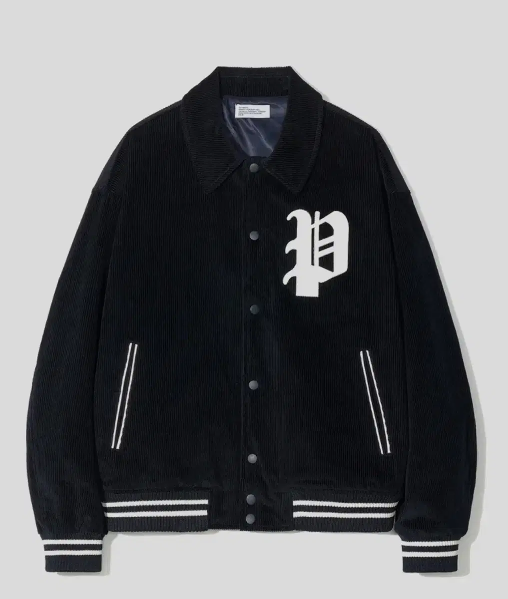 Partimento Corduroy Varsity Jacket Navy