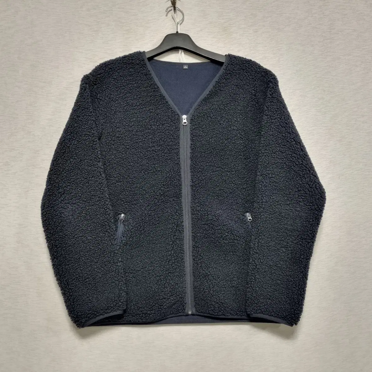 Uniqlo Navy Fleece Zip-up jacket Unisex100-SL105-1210