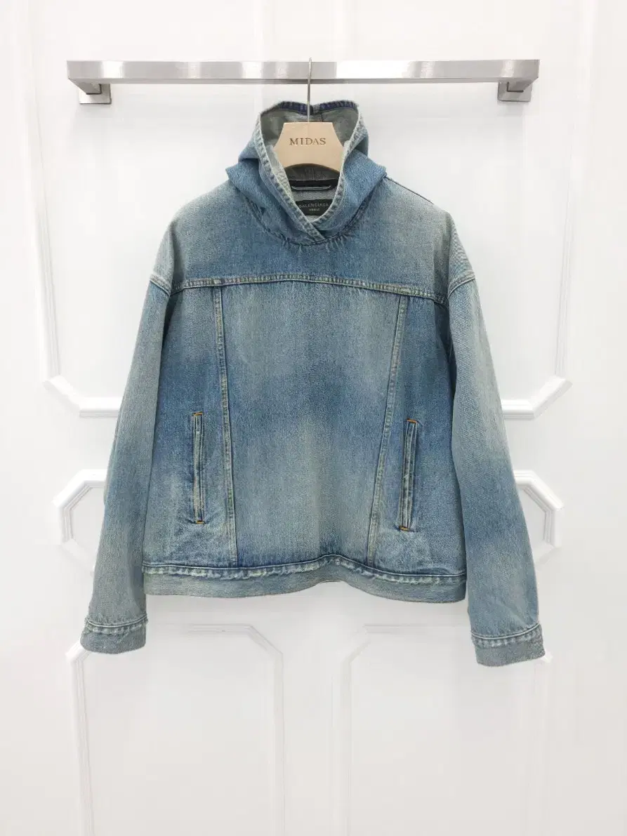 Balenciaga Pullover Denim Anorak Jacket L