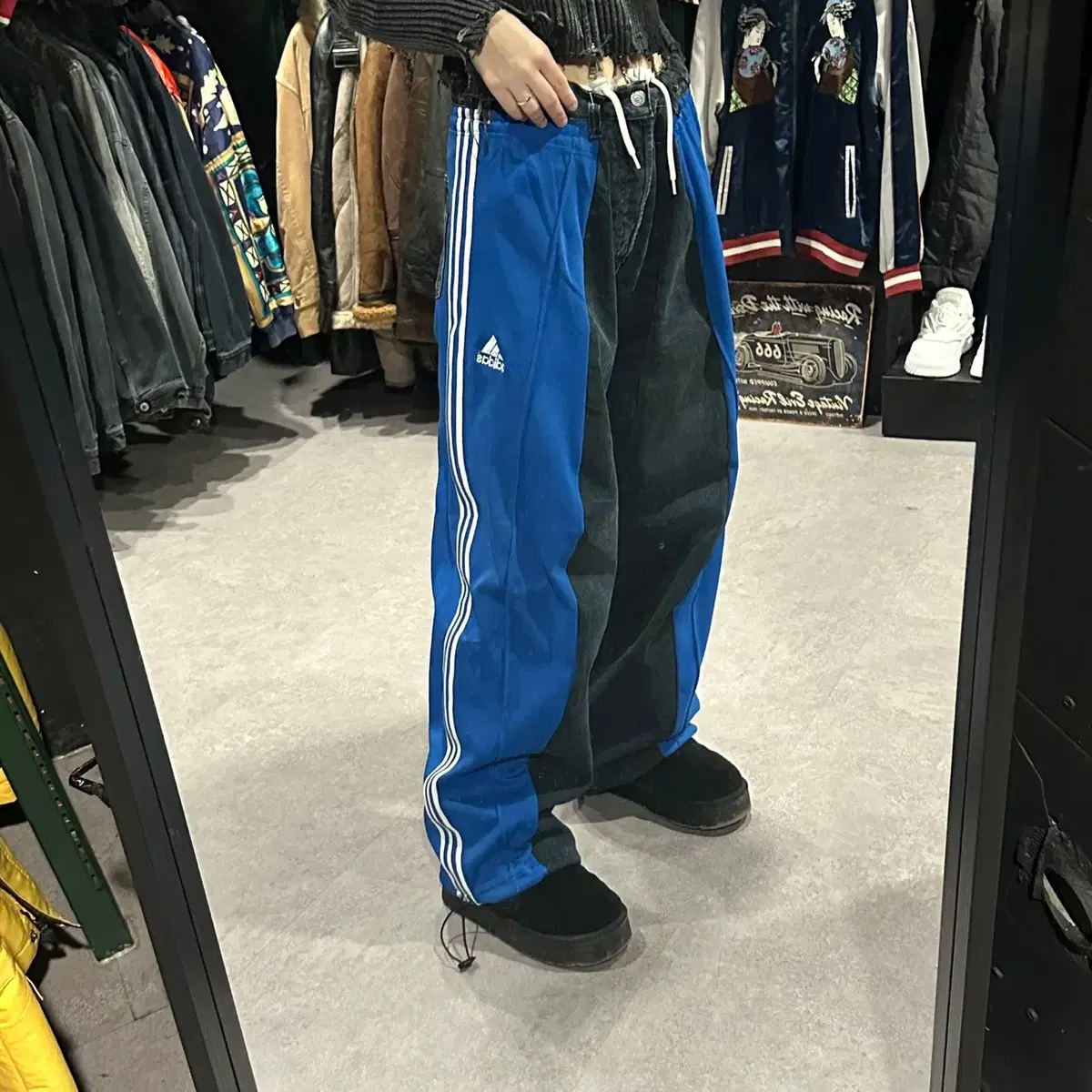 (042) VTG Adidas 빈티지 아디다스 데님 팬츠