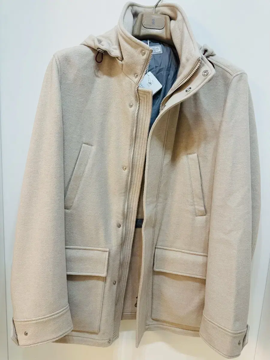 Brunello Cucinelli Soft Full Cashmere% Hooded Padded Jacket