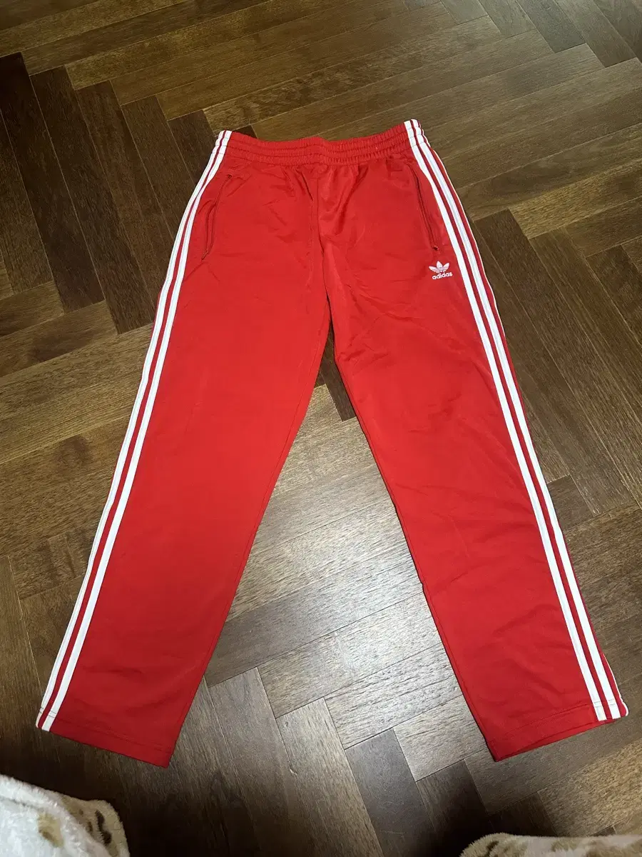 adidas Jersey Men's Training Track Pants Firebird Pants XL Red