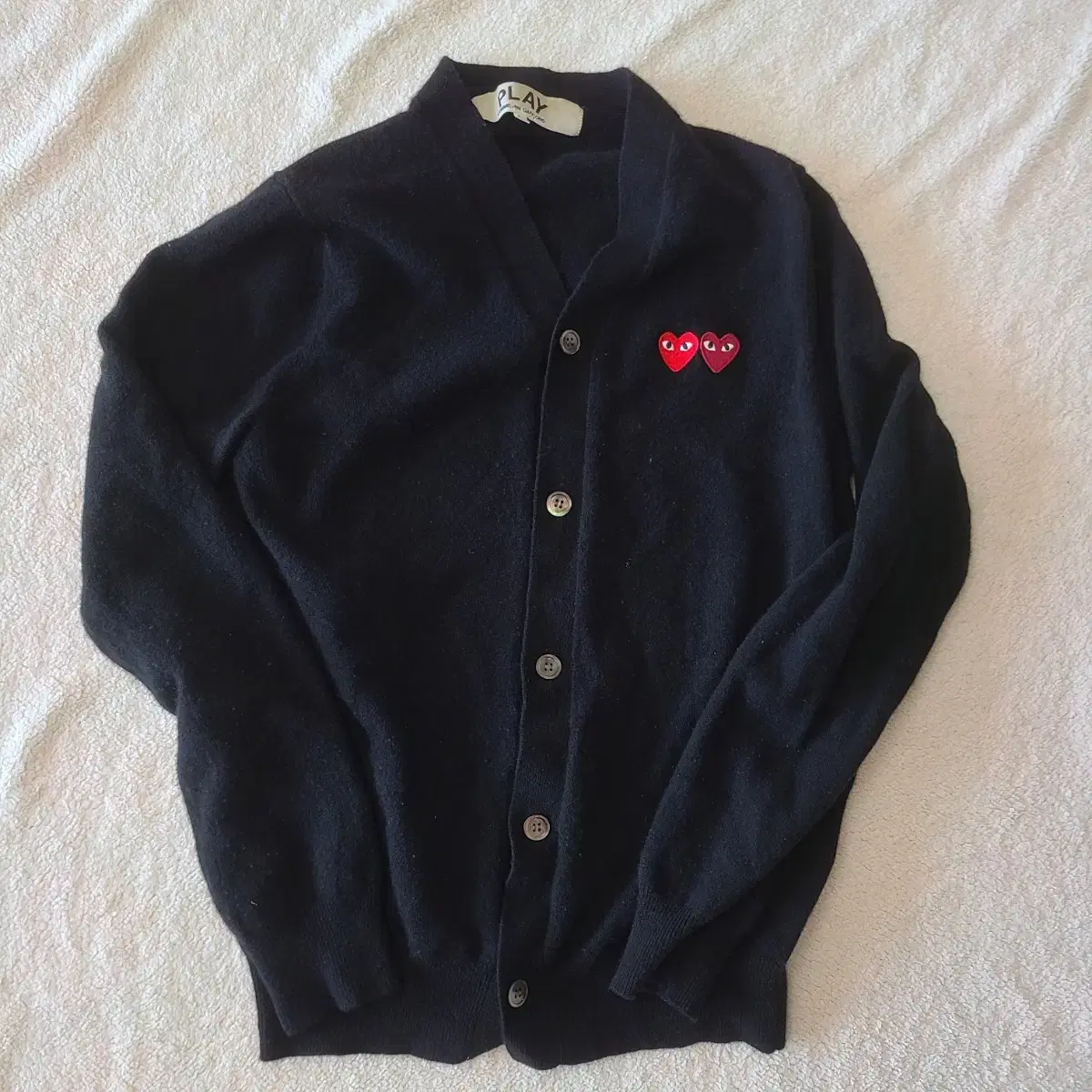 (S~M) Comme des Garçons Song Double Waffen Cardigan