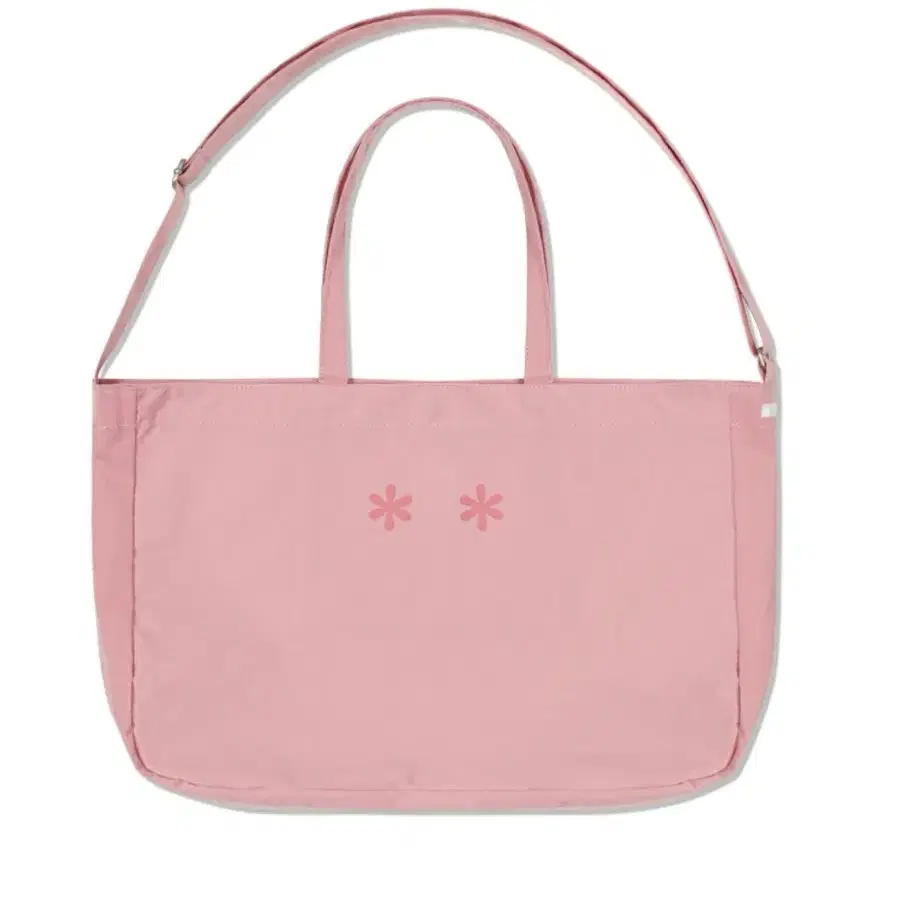 WOOHWA-PINK FLOWER LOGO * * BAG