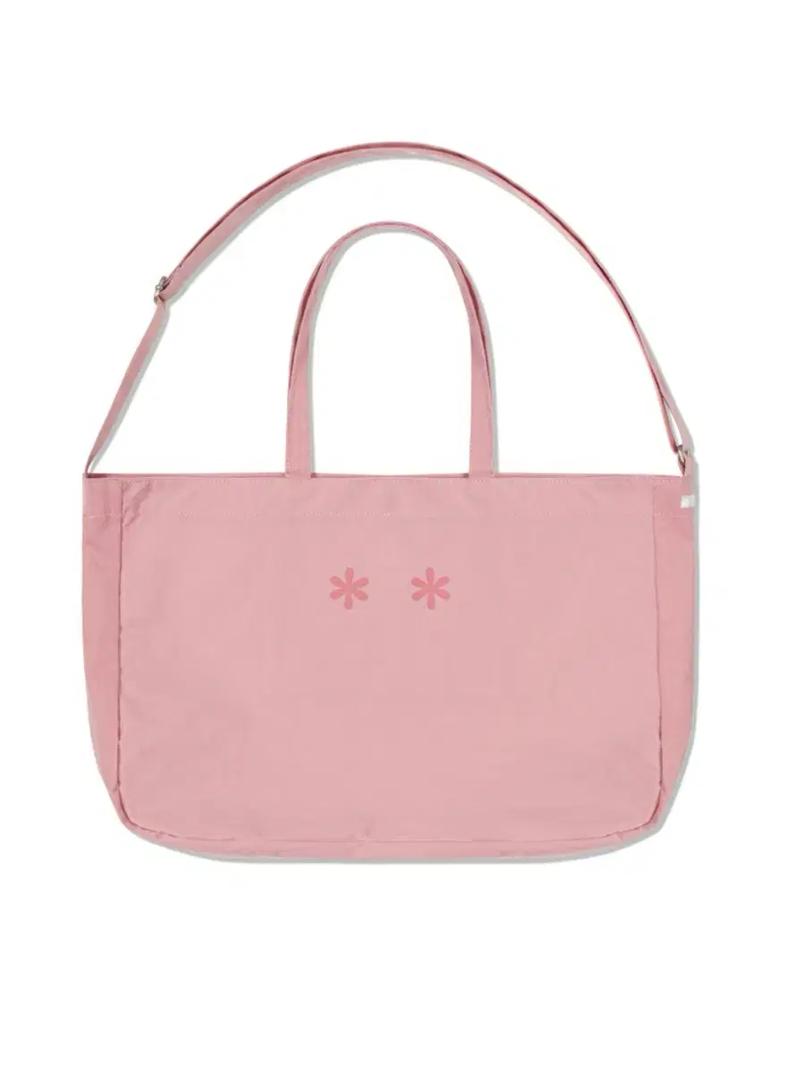 WOOHWA-PINK FLOWER LOGO * * BAG