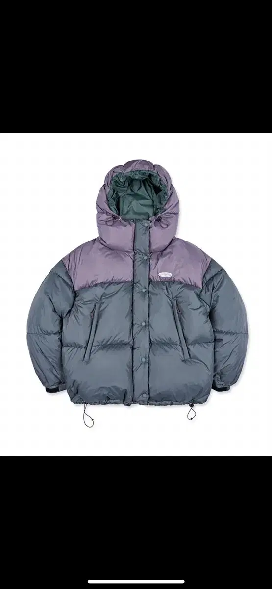 스컬프터 패딩 Oversized hooded Puffer Down