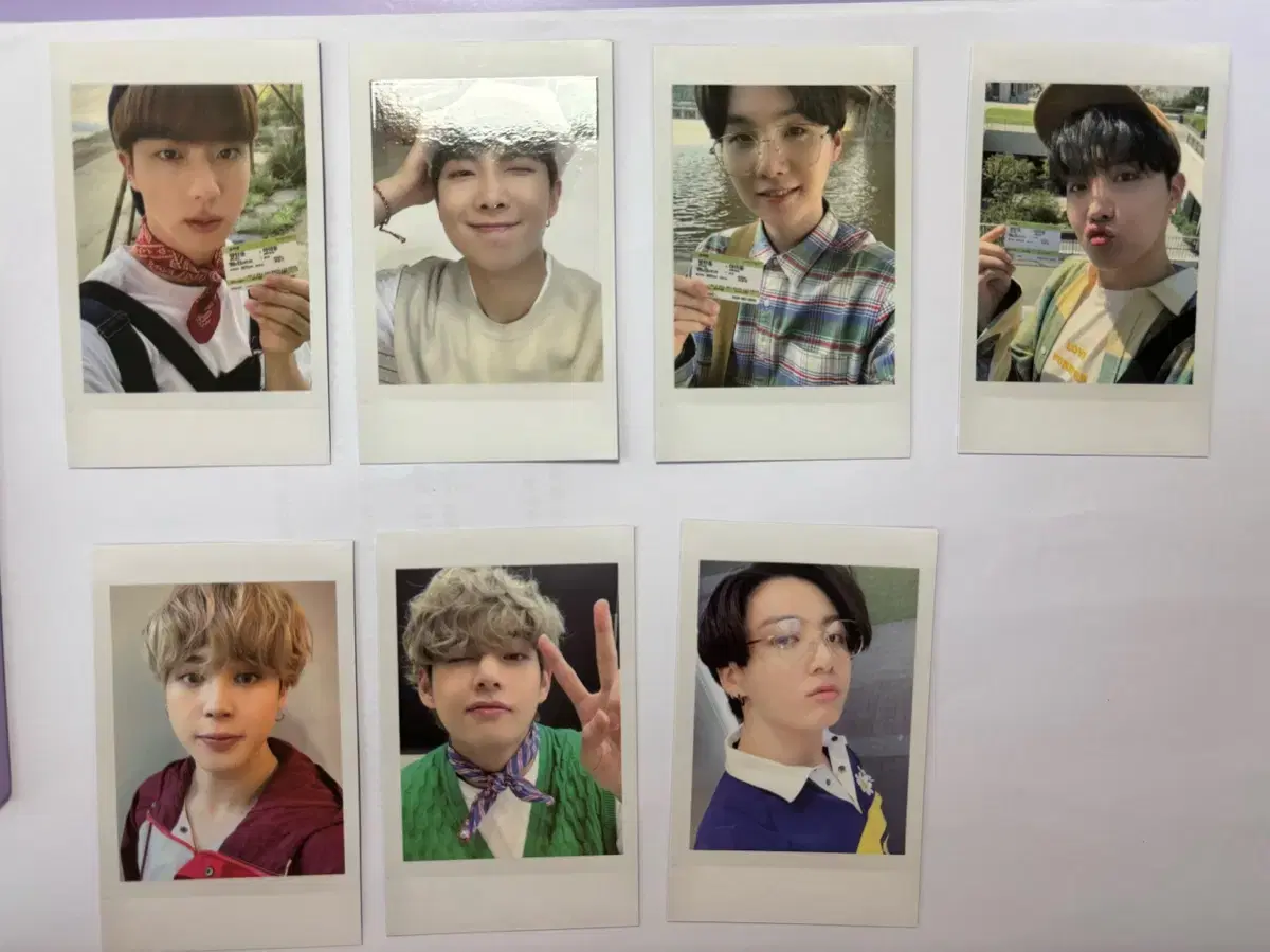 bangtan season's greetings polaroid