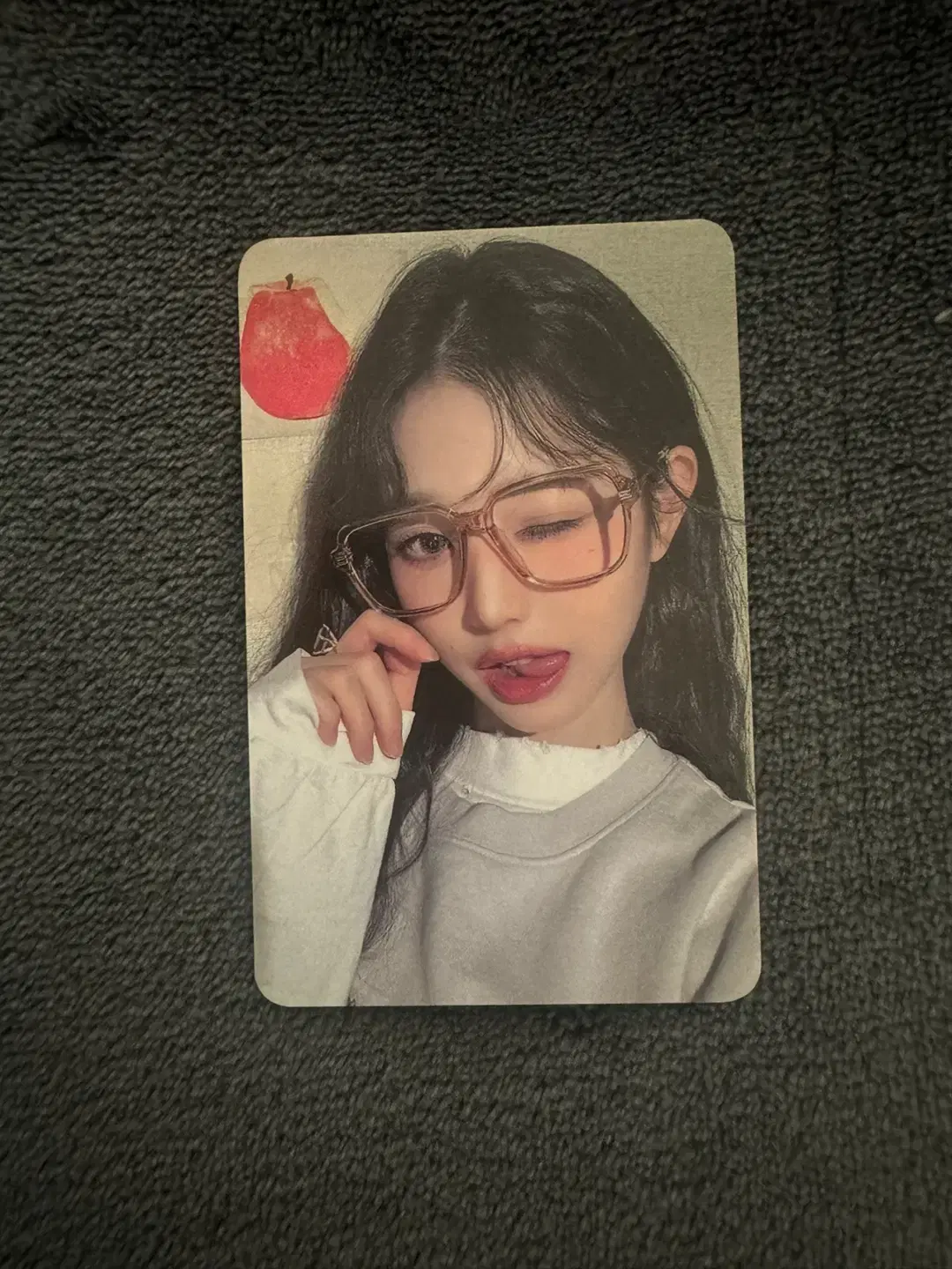 ive jang wonyoung ivemine taiwan dae min glasses ning photocard