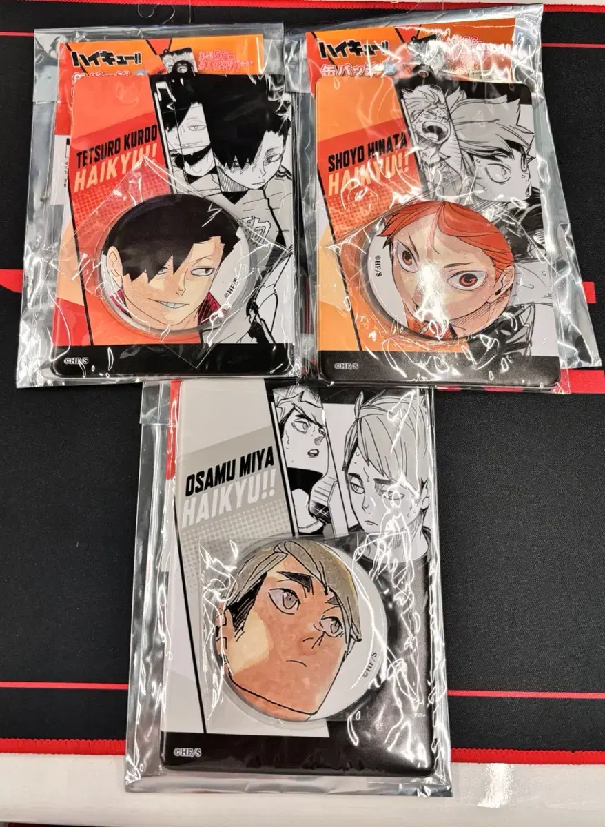 Haikyuu Can Badge Holder Can Badge hinata Osamu Kuroomiya Sells