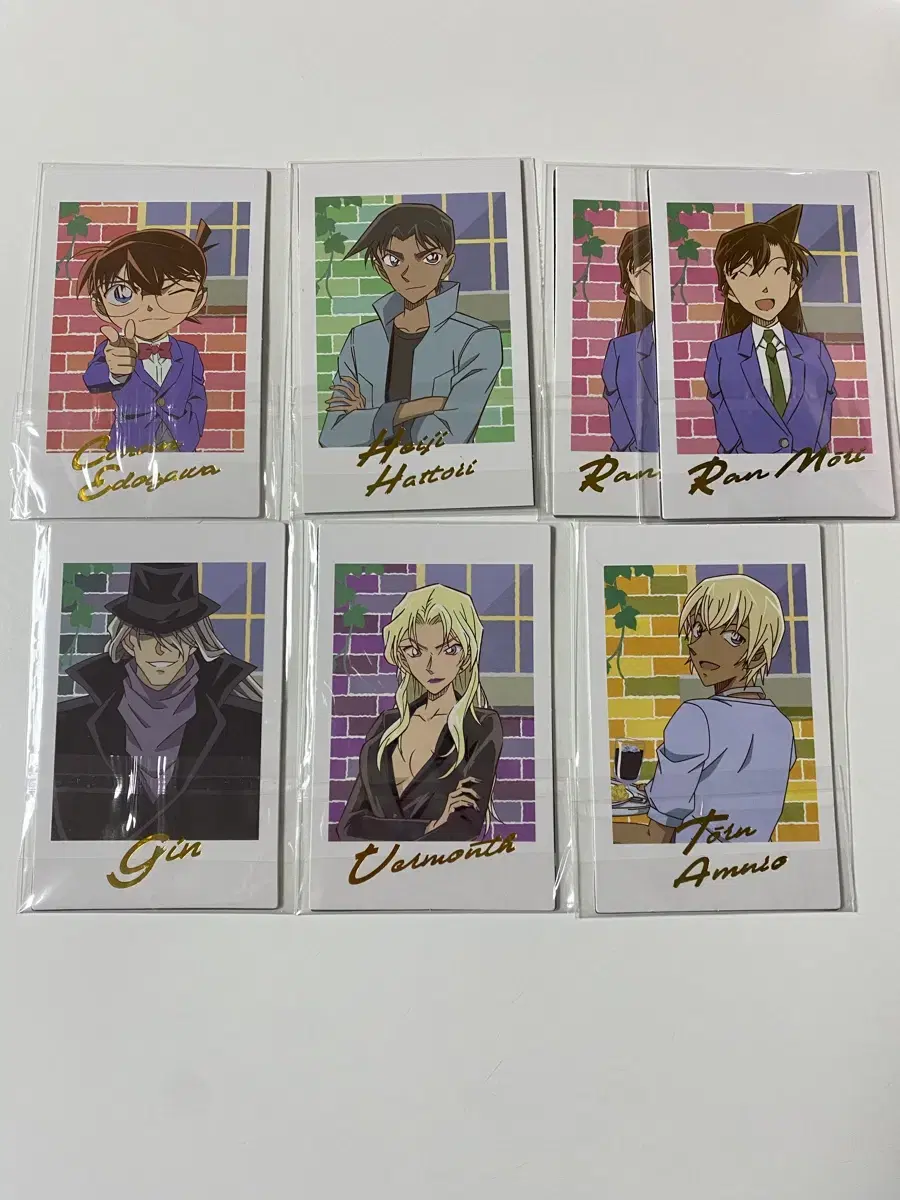 Detective Conan Keum polaroid pola kard Chapter 2 bulk Set Heiji Amuro