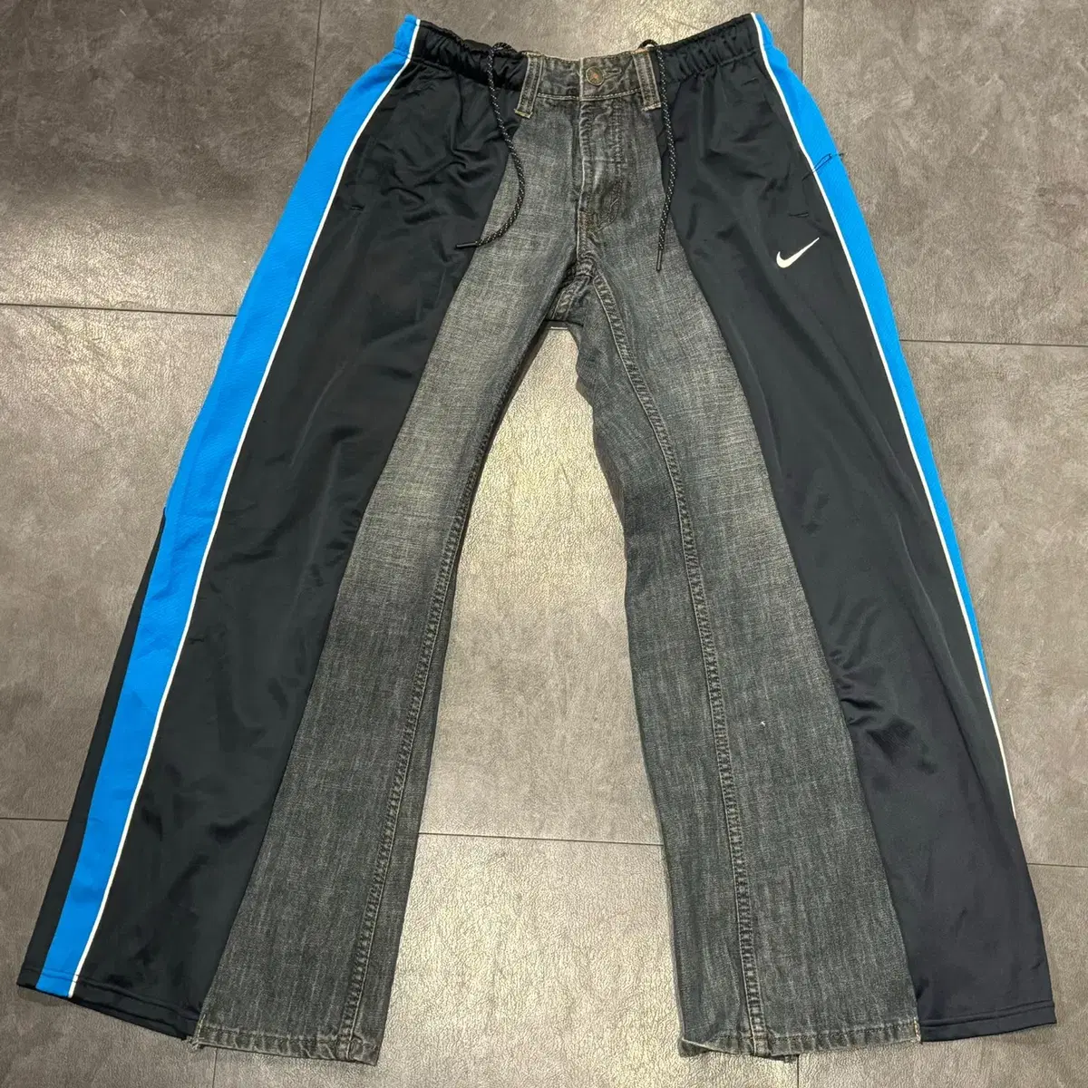 [IM] Nike jin blue black,bloo remake balloon pants