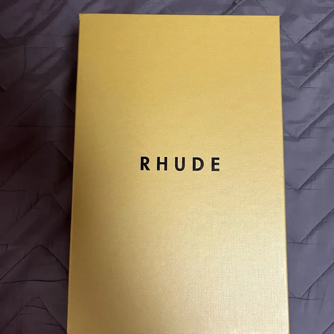 Rhude 루드 하이탑 스니커즈 블랙/화이트 새상품