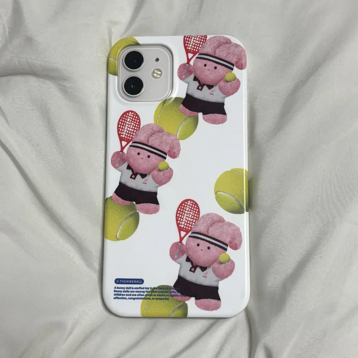 (Price Drop)iPhone 12 Tennis Bunny Phone Case (Hard) 0.69