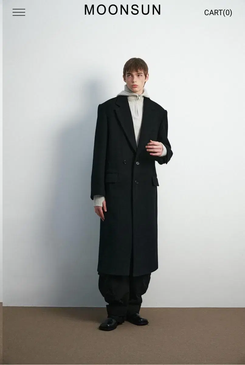 Moonsun Overfit Long Coat M (unisex)