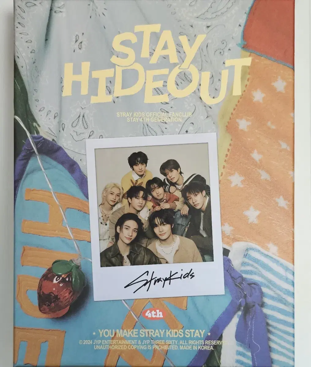 Straykids skz 4th Fan Club Kit